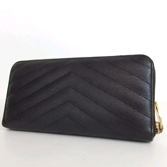 Authentic Saint Laurent Cassandra  long wallet leather - Picture 2 of 16